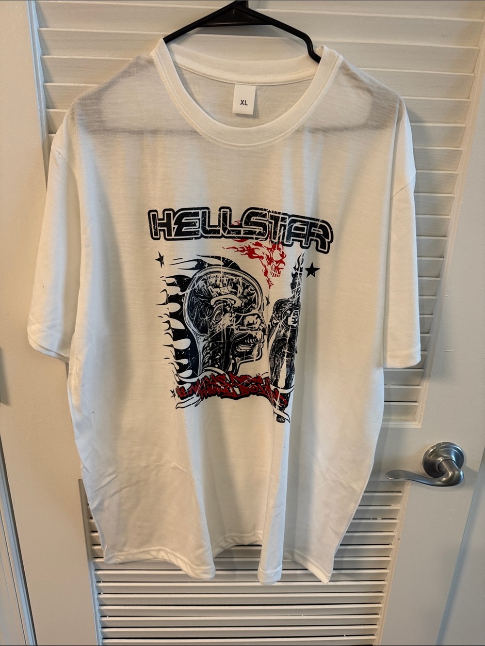 New! Hellstar Human Development Tshirt featuring a graphic skull print on front.